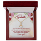 Alluring Beauty Necklace:To My Soulmate Each Day With You