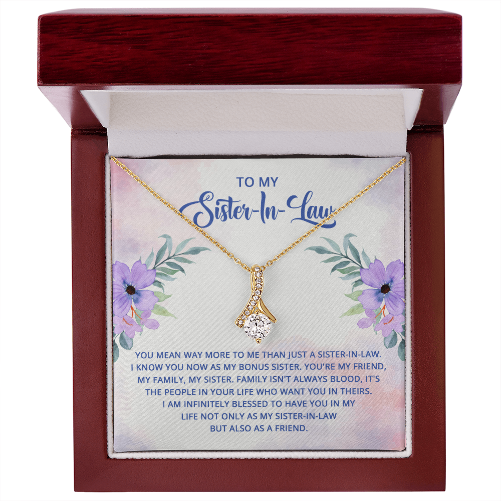 Alluring Beauty Necklace: To My Sister -In-Law