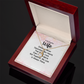 Alluring Beauty Necklace: To MY Beautiful Wife Distance Never Separates