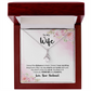 Alluring Beauty Necklace:To My Wife Love Your Husband
