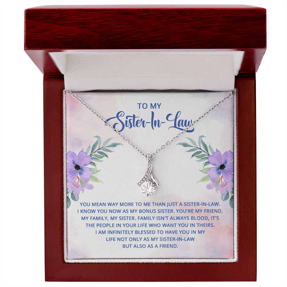 Alluring Beauty Necklace: To My Sister -In-Law