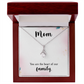 Alluring Beauty Necklace: Mom You Are The Heart
