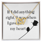 Interlocking Hearts Necklace: I Gave You My Heart
