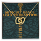 Interlocking Hearts Necklace :Difficult Roads Leads To Beautiful Destinations