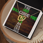 Interlocking Hearts Necklace: The Lord Will Guide You