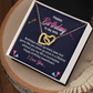 Interlocking Hearts Necklace :Happy Birthday To My Wife I Love You