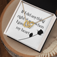 Interlocking Hearts Necklace: I Gave You My Heart