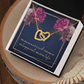 Interlocking Hearts Necklace: The Day We Married
