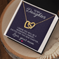 Interlocking Hearts Necklace : To My Daughter Love Your Mom