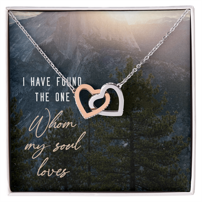 Interlocking Hearts Necklace :I Have Found The One