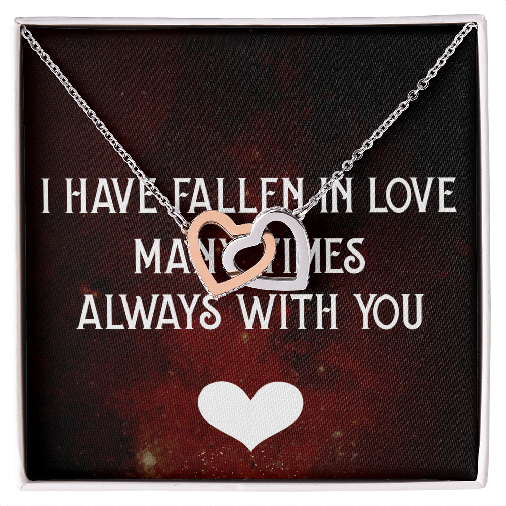 Interlocking Hearts Necklace : I Have Fallen In Love