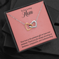 Interlocking Hearts Necklace : To Our Loving Mom