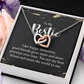 Interlocking Hearts Necklace : To My Bestie Like Happy Memories