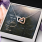 Interlocking Hearts Necklace :I Have Found The One