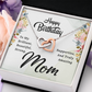 Interlocking Hearts Necklace :Happy Birthday Mom
