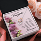 Interlocking Hearts Necklace To My Daughter My Greatest Joy