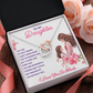 Interlocking Hearts Necklace: To My Daughter I Love You So Much