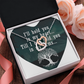 Interlocking Hearts Necklace:I'll Hold You In My Heart