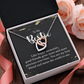 Interlocking Hearts Necklace : To My Bestie Like Happy Memories