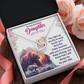 Interlocking Hearts Necklace:To My Precious Daughter With All My Love Dad