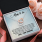 Interlocking Hearts Necklace : Mom To Be Love , Your Husband