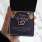 Interlocking Hearts Necklace : Happy Birthday My Special Wish