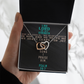 Interlocking Hearts Necklace : The Lord Is My Strength