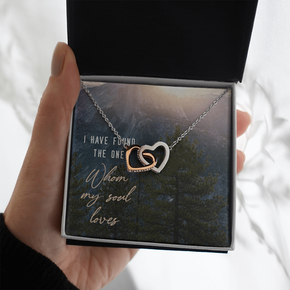 Interlocking Hearts Necklace :I Have Found The One