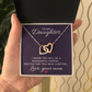Interlocking Hearts Necklace : To My Daughter Love Your Mom