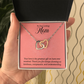 Interlocking Hearts Necklace : To Our Loving Mom