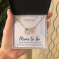 Interlocking Hearts Necklace : Mom To Be I Am So Happy For You