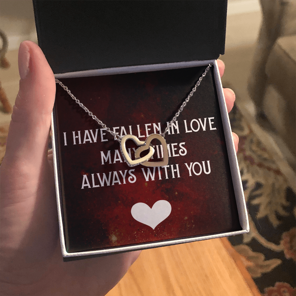 Interlocking Hearts Necklace : I Have Fallen In Love