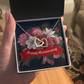 Interlocking Hearts Necklace:Happy Anniversary
