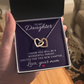 Interlocking Hearts Necklace : To My Daughter Love Your Mom