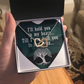 Interlocking Hearts Necklace:I'll Hold You In My Heart
