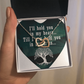 Interlocking Hearts Necklace:I'll Hold You In My Heart