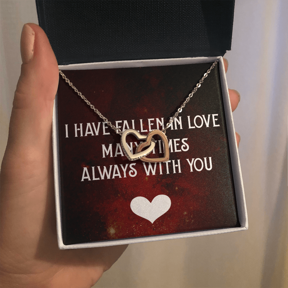 Interlocking Hearts Necklace : I Have Fallen In Love