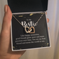Interlocking Hearts Necklace : To My Bestie Like Happy Memories