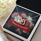 Interlocking Hearts Necklace:Happy Anniversary