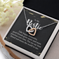 Interlocking Hearts Necklace : To My Bestie Like Happy Memories