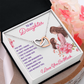 Interlocking Hearts Necklace: To My Daughter I Love You So Much