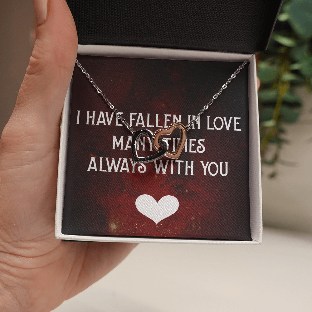 Interlocking Hearts Necklace : I Have Fallen In Love