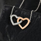 Interlocking Hearts Necklace:Happy Anniversary