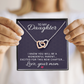 Interlocking Hearts Necklace : To My Daughter Love Your Mom