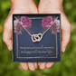 Interlocking Hearts Necklace: The Day We Married