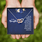 Interlocking Hearts Necklace : To My Daughter You Are Capable