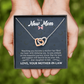 Interlocking Hearts Necklace : To A New Mom Love Your Mother -In- Law