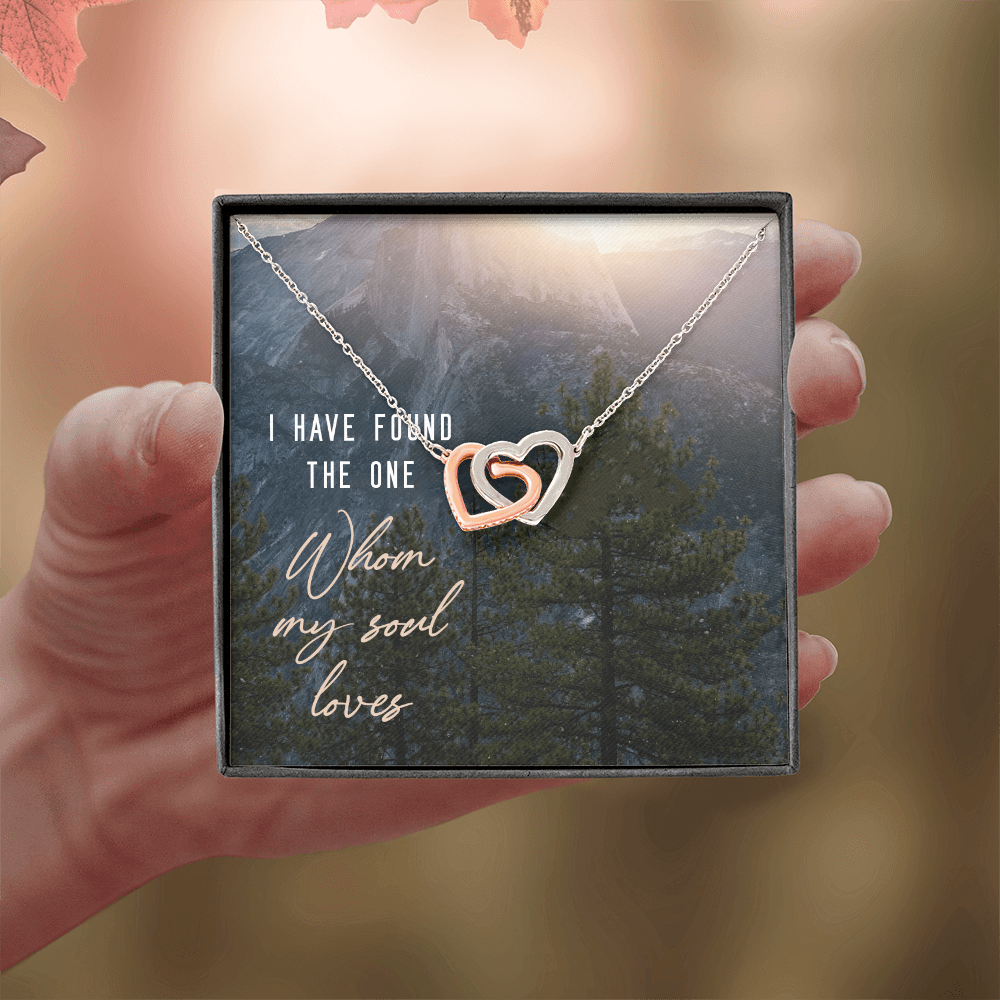Interlocking Hearts Necklace :I Have Found The One