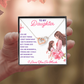 Interlocking Hearts Necklace: To My Daughter I Love You So Much