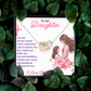 Interlocking Hearts Necklace: To My Daughter I Love You So Much